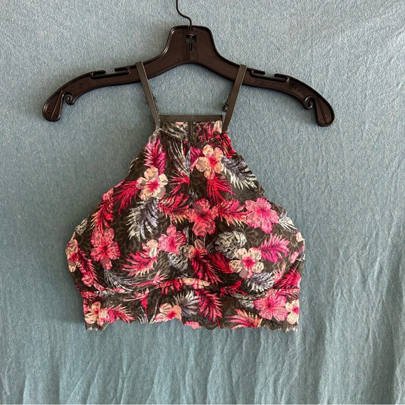 3 FOR $15❗️PINK Tropical Bralette - Picture 1 of 5
